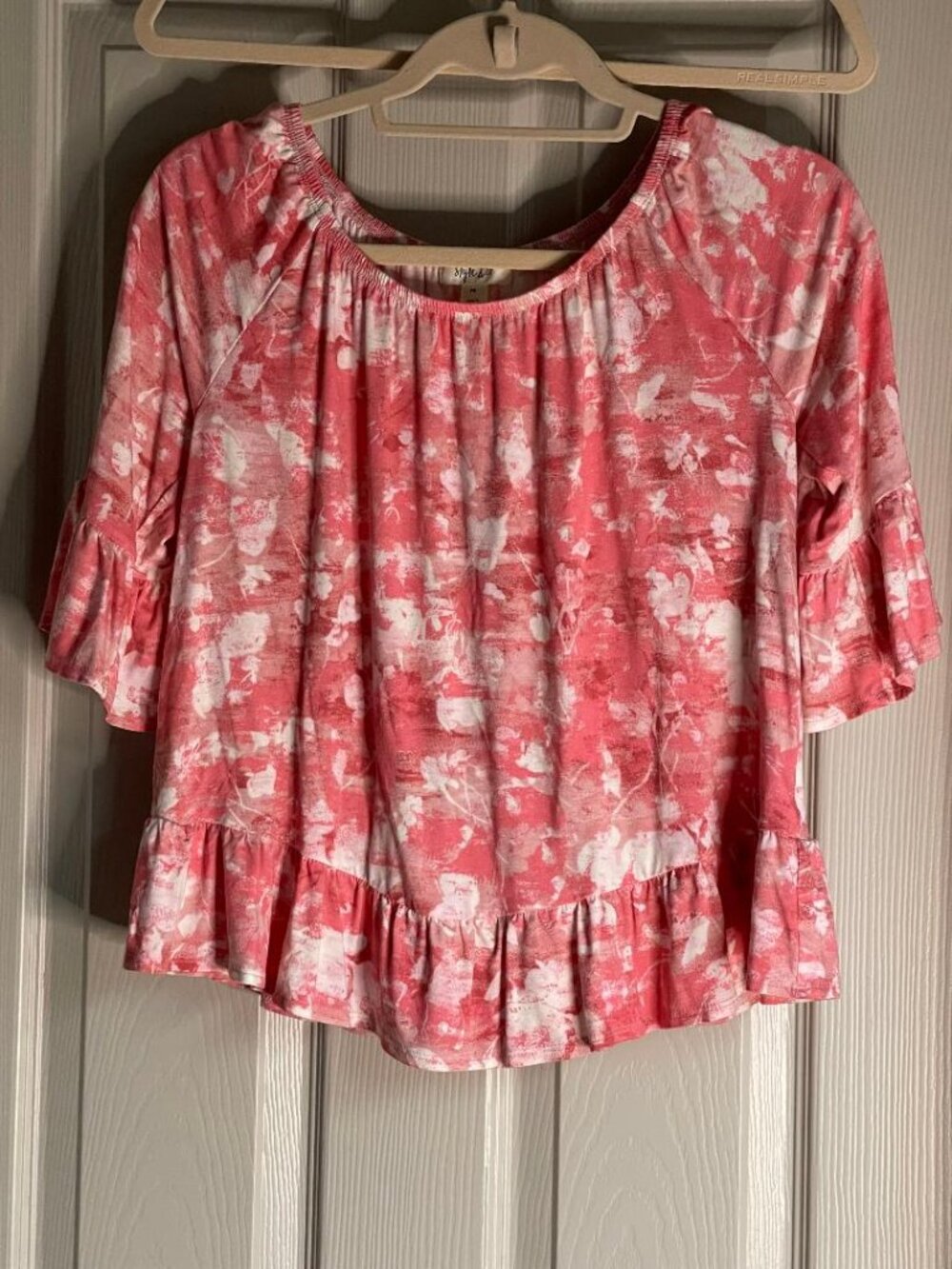 Style & Co. off-the-shoulder lantern-sleeve top